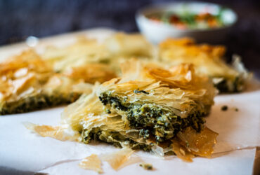 Spanakopita - grekisk spenatpaj